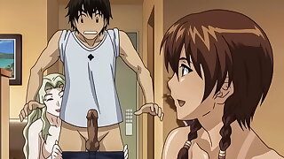 Teen Lesbians Fucks their way Step Brother - Uncensored Hentai [Subtitled]