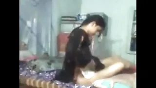 Village girl making out at home